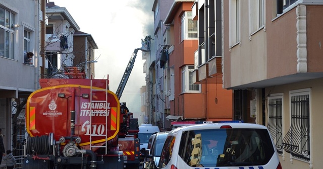 Üsküdar'da yangın paniği