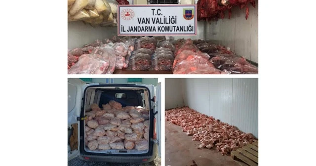 Van'da kaçak et operasyonu