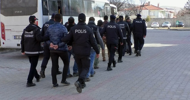 Yozgat’ta uyuşturucu satıcılarına operasyon 9 tutuklu