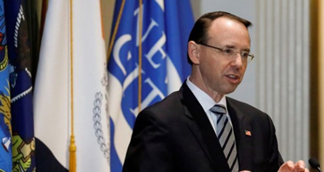 ABD Adalet Bakan Yardımcısı Rod Rosenstein istifa etti