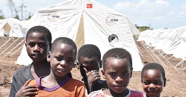 AFAD&#039;dan Mozambik&#039;e çadır kent