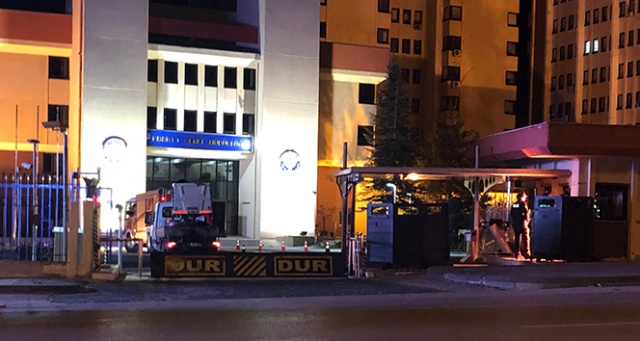 Ankara Emniyet Genel Müdürlüğünde yangın paniği