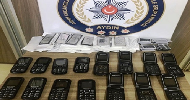 Aydın’da kaçak cep telefonu operasyonu: 3 gözaltı