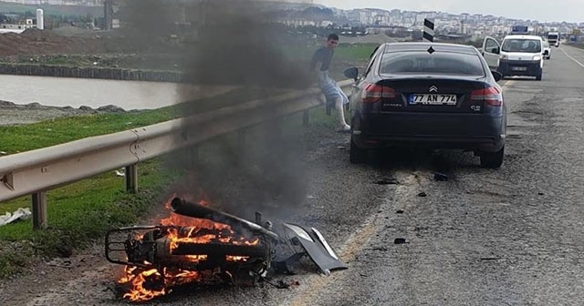 Batman’da motosiklet ile otomobil çarpıştı: 1 ölü, 1 yaralı