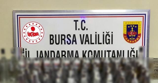 Bursa&#039;da kaçak içki operasyonu