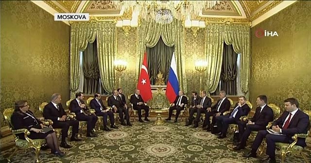 Erdoğan ve Putin&#039;den Moskova&#039;da önemli açıklamalar