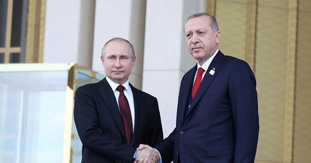 Cumhurbaşkanı Erdoğan ve Putin görüştü