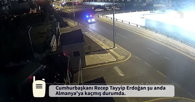 Darbecilerin &quot;Cumhurbaşkanı Erdoğan Almanya&#039;ya kaçtı&quot; yalanı telsiz kayıtlarında