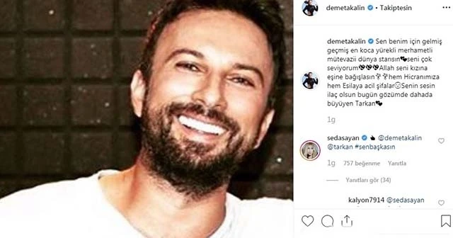 Demet Akalın, megastar Tarkan hayranlarını korkuttu