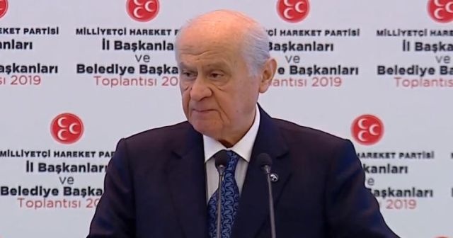 Devlet Bahçeli'den çarpıcı sözler