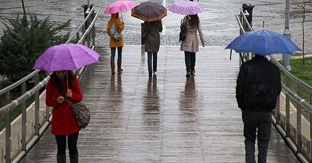 Dikkat! Meteoroloji&#039;den yağmur uyarısı