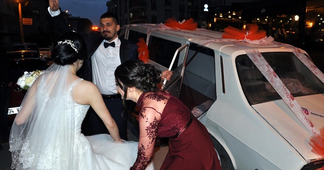 Düğünü için tasarladığı otomobil hüsrana uğrattı