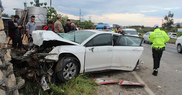 Hatay’da trafik kazası: 3 yaralı