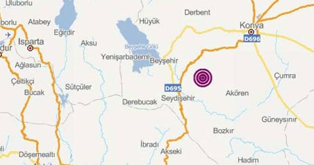 Konya&#039;da art arda iki deprem