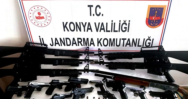 Konya’da Jandarmadan silah operasyonu