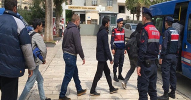 Mersin'de göçmen kaçakçılığı operasyonu