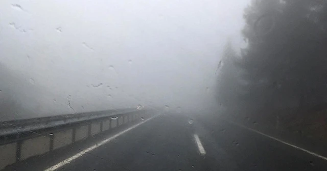 Sakar rampasında görüş mesafesi 5 metreye düştü
