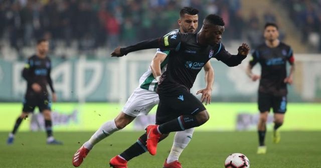 Trabzonspor Bursaspor&#039;u 1-0 mağlup etti