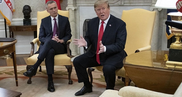 Trump, NATO Genel Sekreteri Stoltenberg ile görüştü