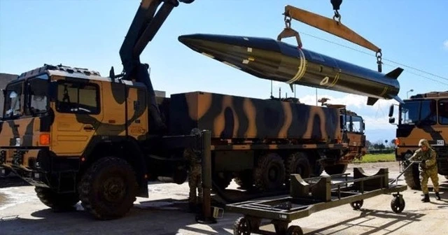 TSK operasyon öncesi BORA füzesini taşıdı