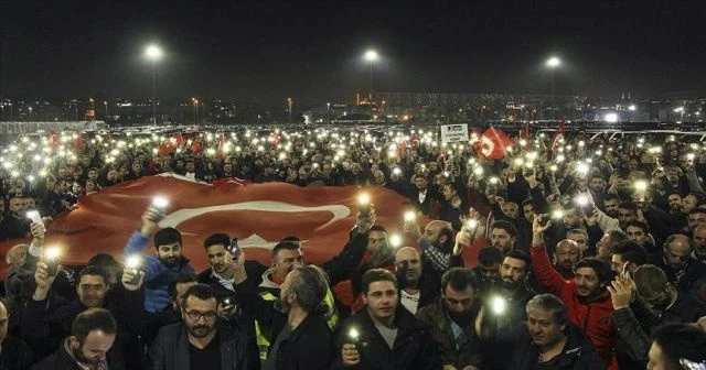 Uber şoförlerinden protesto