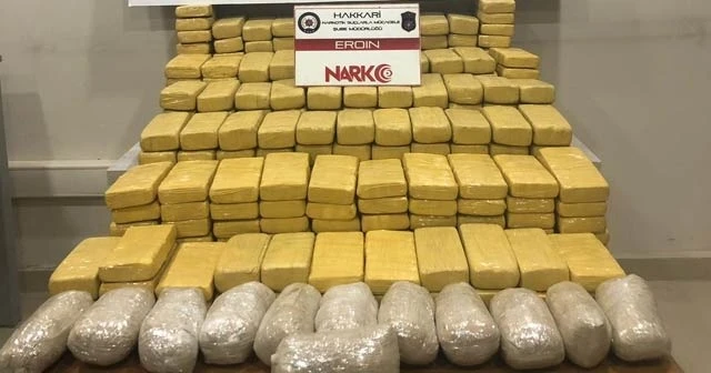 Yüksekova’da 125 kilo eroin ele geçirildi
