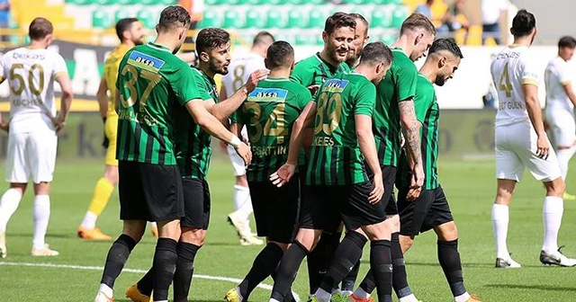 Akhisarspor Süper Lig'e veda maçında