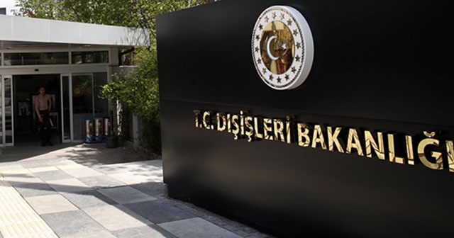 Dışişleri Bakanlığından ABD&#039;ye tepki