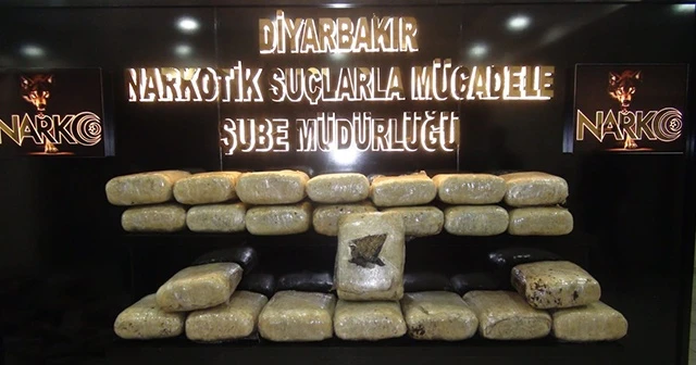 Diyarbakır’da 179 kilogram esrar ele geçirildi