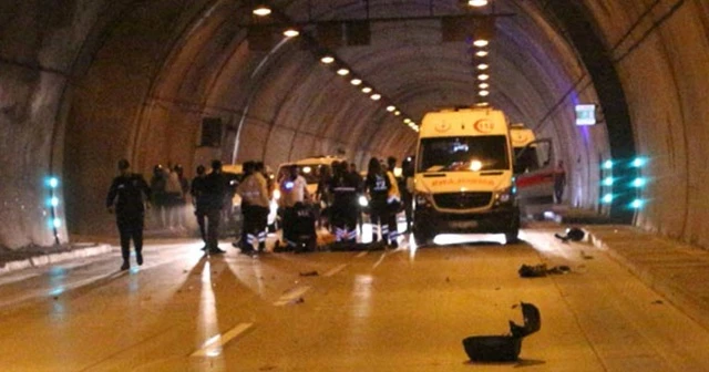 Dolmabahçe Tüneli'nde feci motosiklet kazası: 1 ölü