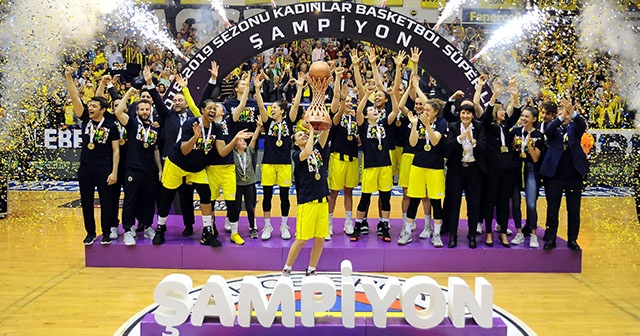 Kadınlar Basketbol Ligi’nde şampiyon Fenerbahçe