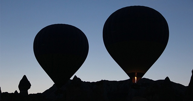Kapadokya&#039;da balon uçuşları iptal edildi