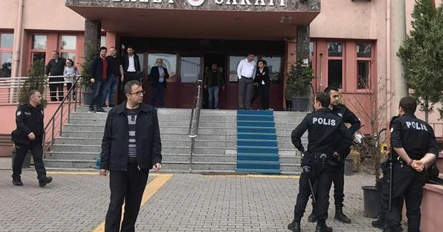 Karabük&#039;te adliye çıkışında kavga