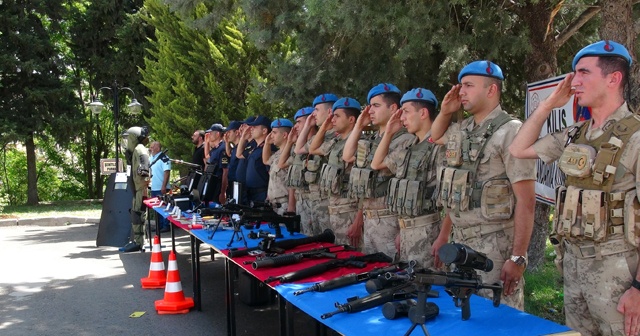 Kilis&#039;te engelliler, 1 gün için asker oldu