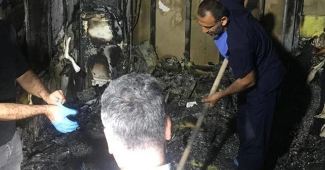 Malatya'da hasta yakını doktorun odasını kundakladı