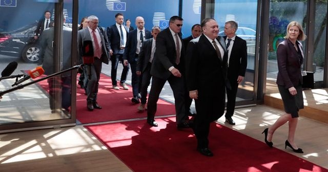 Pompeo&#039;dan Brüksel&#039;de İran görüşmesi