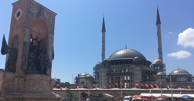 Taksim Camisi&#039;nin yıl sonunda açılması hedefleniyor