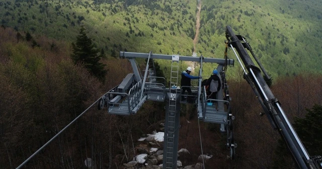 Teleferikte bakım çalışmaları bitti, Uludağ
