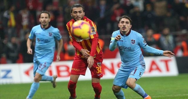 Trabzonspor ile Kayserispor 44. randevuda