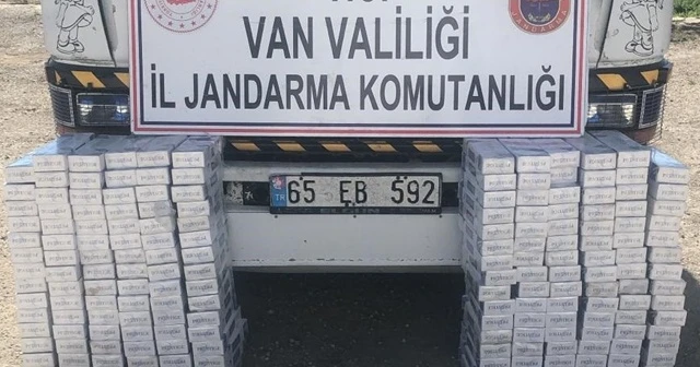 Van’da bin 900 paket kaçak sigara ele geçirildi