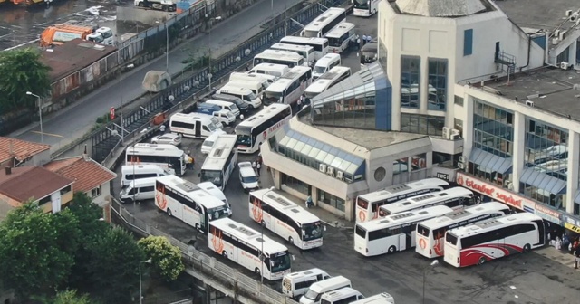 15 Temmuz Demokrasi Otogarı&#039;nda seçim yoğunluğu