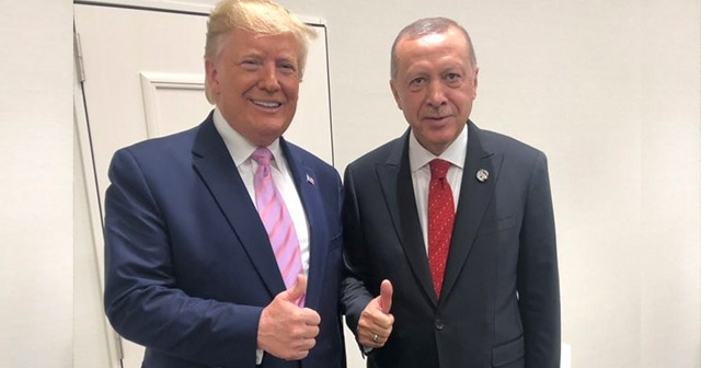 Cumhurbaşkanı Erdoğan ve Trump&#039;tan G20&#039;de samimi poz