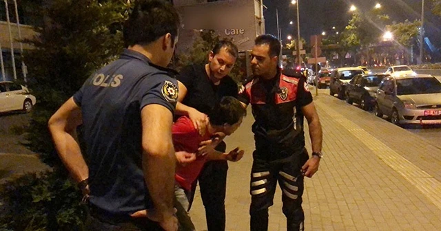 Dışarıda darp edildi çorbacıyı basıp ‘Beni siz dövdünüz' diyerek taşkınlık çıkardı