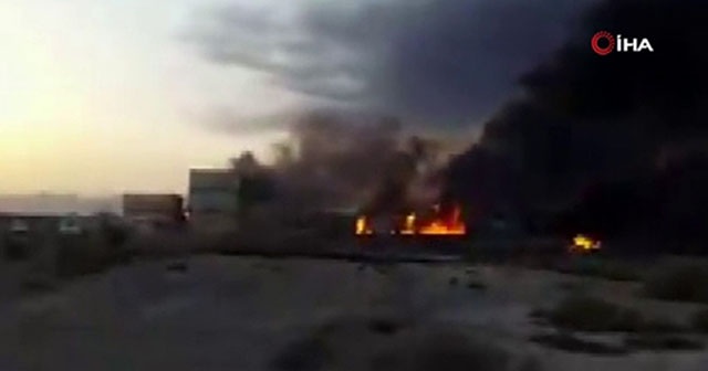 İran’da limanda yangın: 1 ölü