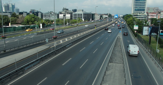 İstanbul&#039;da yollar boş kaldı