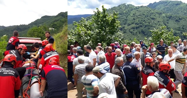 Mantar toplarken uçurumdan düştü