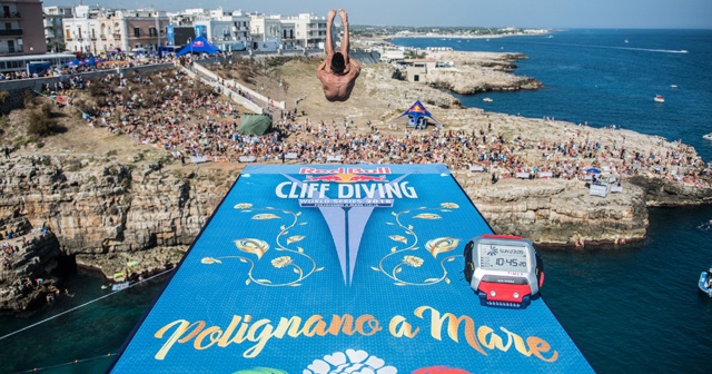 Red Bull Cliff Diving heyecanı İtalya’ya taşınıyor