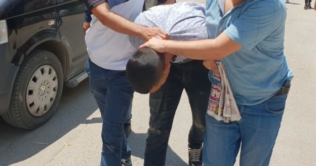 Sahte polise dilenci kılığında operasyon