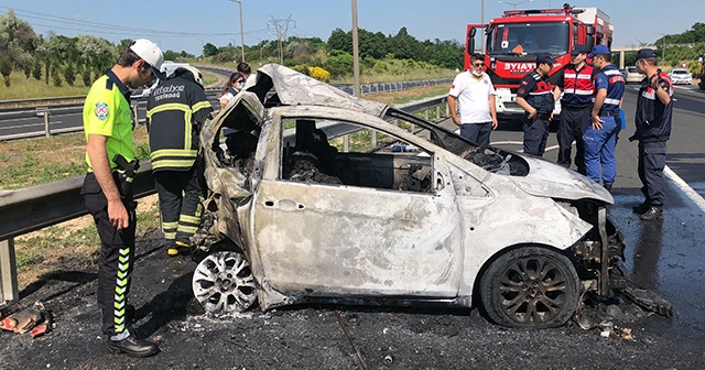 Tekirdağ'da feci kaza: 5 kişi yanarak hayatını kaybetti