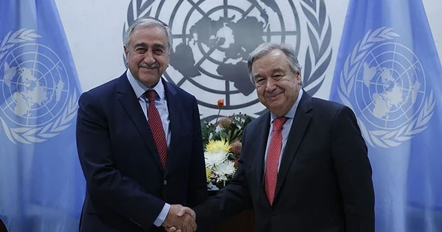 Akıncı, BM Genel Sekreteri Guterres ile görüştü